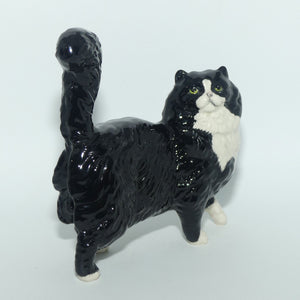 DA148 Royal Doulton Cat | Walking | Primarily Black with White