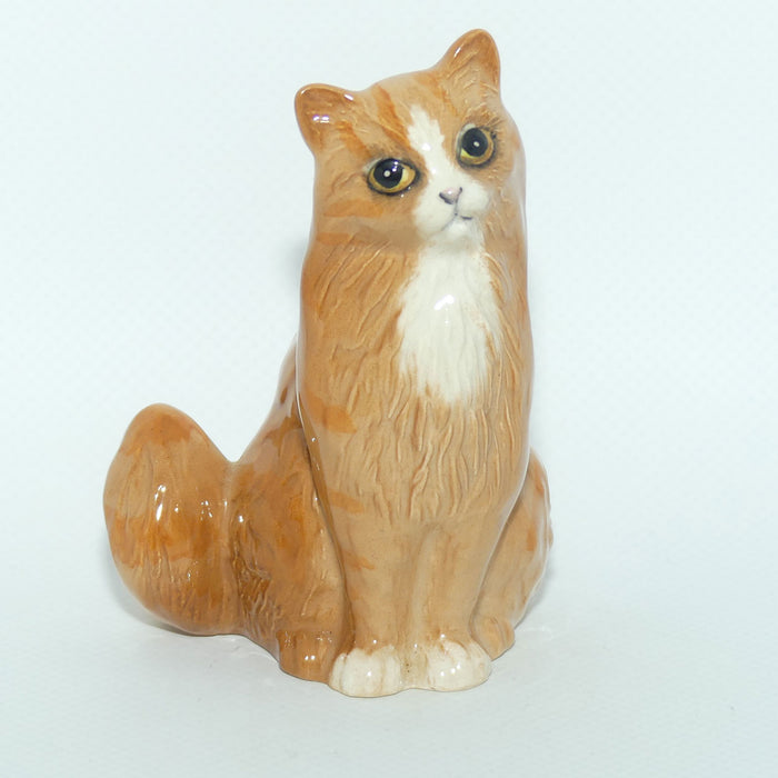 DA194 Royal Doulton Cat | Seated | Light Ginger Striped