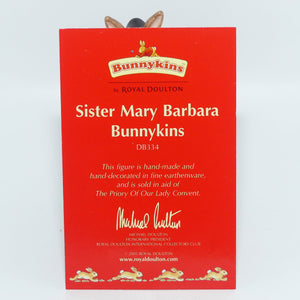 DB334 Royal Doulton Bunnykins Sister Mary Barbara | Figure + Cert