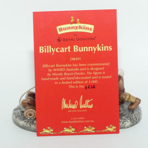DB491 Royal Doulton Bunnykins Billycart | signed | LE624/1000