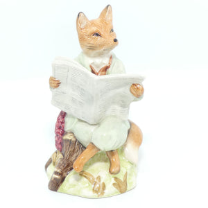 Royal Albert Beatrix Potter Foxy Reading Country News |
