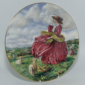 HN1834 Royal Doulton figure Top O' the Hill | Companion plate