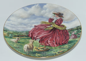 HN1834 Royal Doulton figure Top O' the Hill | Companion plate
