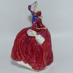 HN1934 Royal Doulton figure Autumn Breezes | Red | 1990s stamp