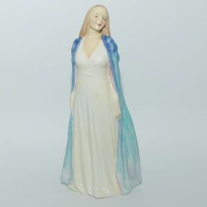 HN1998 Royal Doulton figure Collinette | Blue | Leslie Harradine