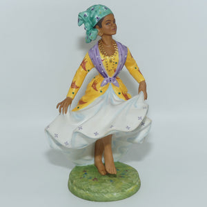 HN2384 Royal Doulton figure West Indian Dancer | LE589/750 | Box, Base + Cert