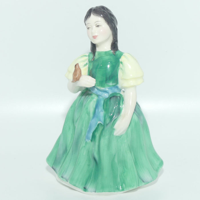 HN2422 Royal Doulton figure Francine | Bird with Tail Up | #2