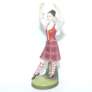 HN2436 Royal Doulton figure Scottish Highland Dancer | LE419/750 | Box, Base + Cert