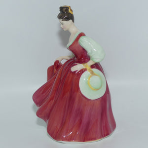 HN2832 Royal Doulton figure Fair Lady | Red | 1990s version