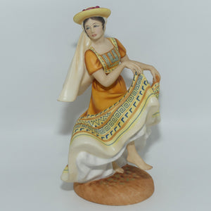 HN2866 Royal Doulton figure Mexican Dancer | LE702/750 | Box, Base + Cert