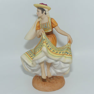 HN2866 Royal Doulton figure Mexican Dancer | LE702/750 | Box, Base + Cert