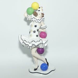 HN5306 Royal Doulton Prestige figure Harlequina | Balloon Clowns | Ltd Ed | boxed