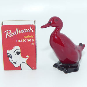 HN0806 Royal Doulton Flambe Duck Standing | Small
