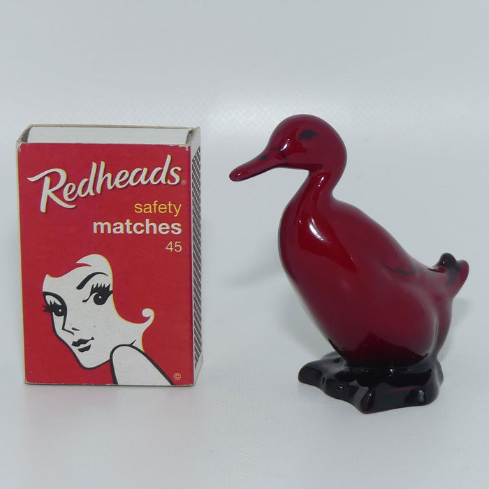 HN0806 Royal Doulton Flambe Duck Standing | Small #3