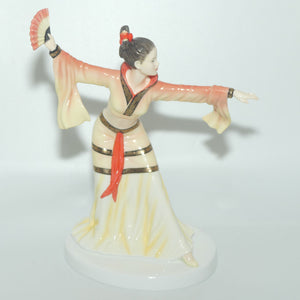HN5568 Royal Doulton figure Dances of the World | Chinese Fan Dance | LE 131/2500 | boxed