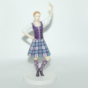 HN5572 Royal Doulton figure Dances of the World | Scottish Highland Fling | LE 156/2500 | boxed
