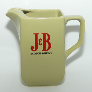 J & B Scotch Whisky water jug | Pale Khaki Green