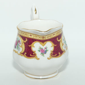 Royal Albert Bone China Lady Hamilton milk jug | tea size | early stamp