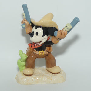MM15 Royal Doulton Walt Disney Showcase | Mickey Mouse | Two Gun Mickey | Ltd Ed