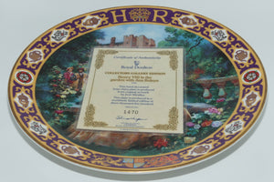 Royal Doulton Kings and Queens of the Realm PN2 plate | Henry VIII in the garden with Ann Boleyn