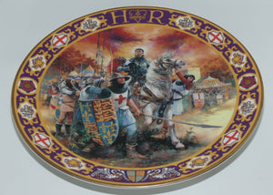 Royal Doulton Kings and Queens of the Realm PN3 plate | Henry V at Agincourt