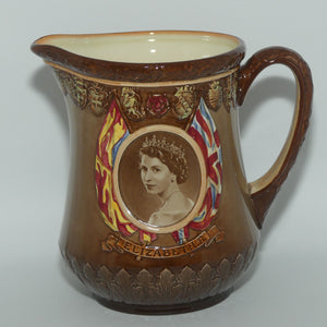 Royal Doulton Royalty Commemorative jug | Queen Elizabeth II 2 June 1953 Coronation