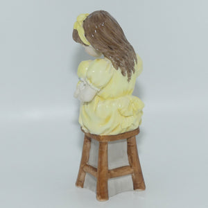 RW4474 Royal Worcester figure Katie's Day | Tea Time