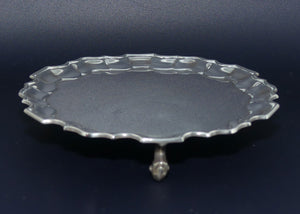 Edwardian Sterling Silver salver | Business card tray or Waiter | Sheffield 1909 | 160gms