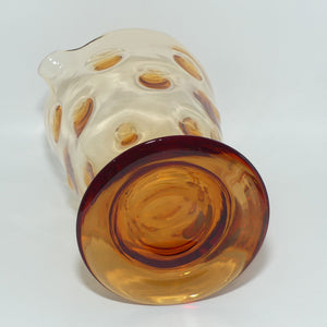 Honey Amber Crystal water jug | Dot design