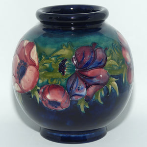 Walter Moorcroft Anemone (Blue Green) ball vase #3