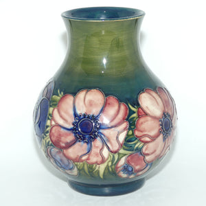 Walter Moorcroft Anemone (Green) 869/9 vase