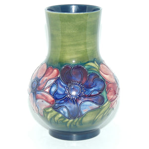 Walter Moorcroft Anemone (Green) waisted vase