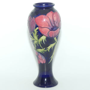 Moorcroft Anemone tall blue vase