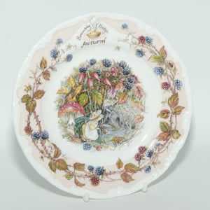 Royal Doulton Brambly Hedge Giftware | Autumn plate | 16cm