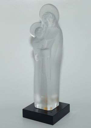 Lalique ® France figure 12014 Vierge Et Jesus | Madonna and Baby Jesus
