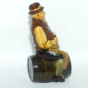 Royal Doulton Kingsware figural flask Bacchus | Man on Barrel