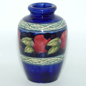 William Moorcroft Banded Pomegranate 84/6 vase (Two Bands)