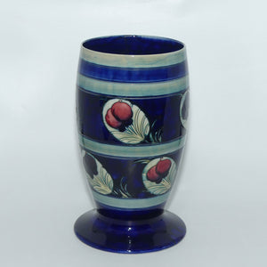 William Moorcroft Banded Wisteria with Peacock Feather 303/10 large vase