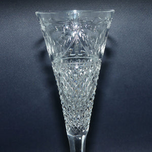 Stuart Crystal | Beaconsfield pattern | Pair of Toasting Champagne flutes | #1