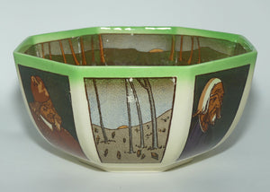 Royal Doulton Midsummer Night's Dream series large octagonal bowl | Bottom | Snout