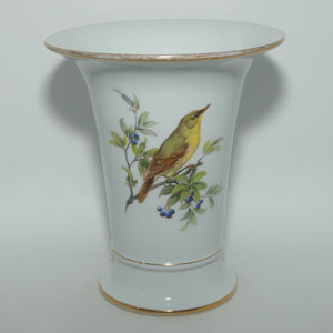 Meissen Birds, Insects and Butterfly vase