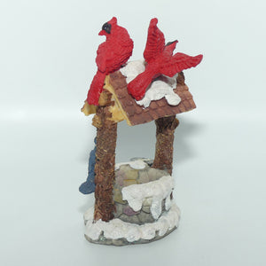 Collection of 3 Bird figures | Christmas theme | K's Collection | Resin