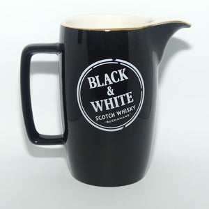 Wade PDM Black and White Scotch Whisky water jug | Buchanans