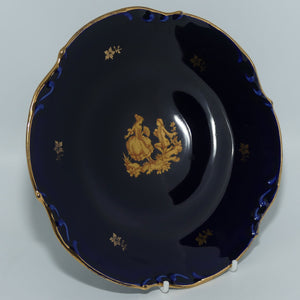 Limoges Gout de Ville Courting plate | 19cm | Blue and Gilt