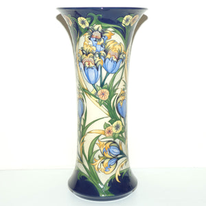Moorcroft Blue Tulip 159/18 Prestige Vase (Ltd Ed)