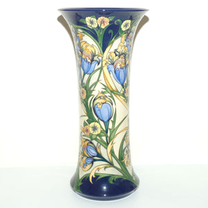 Moorcroft Blue Tulip 159/18 Prestige Vase (Ltd Ed)