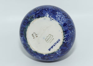 Shelley Blue and White | Blue Dragon squat flared rim vase