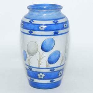 William Moorcroft Banded Honesty salt glaze M18 vase