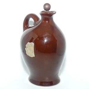 Royal Doulton Kingsware Bonnie Prince Charlie flask | Stopper + Label