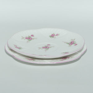 Shelley Dainty shape Bridal Rose saucer and plate | Pattern 13545